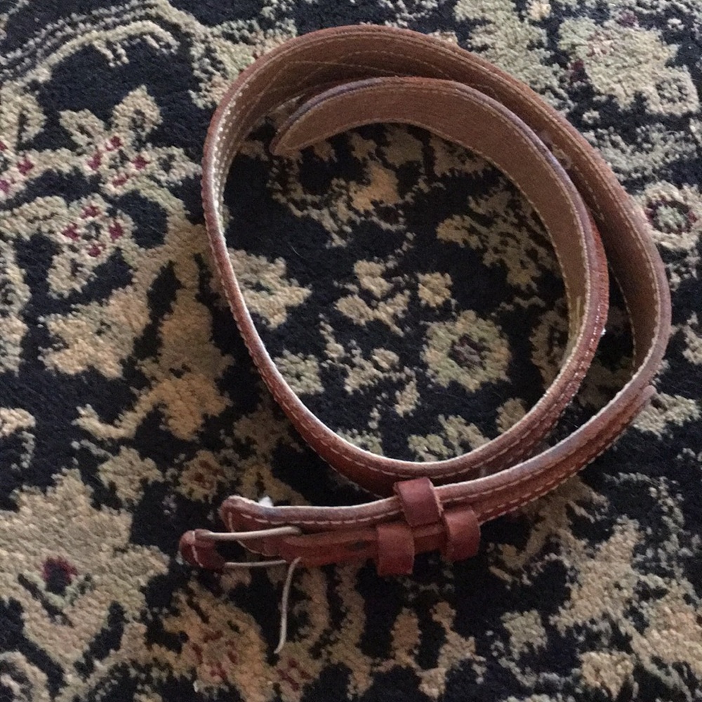 Used small leather belt
